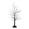 3ft. Pre-Lit Halloween Black Twig Artificial Tree with 80 Orange & Purple LED Lights